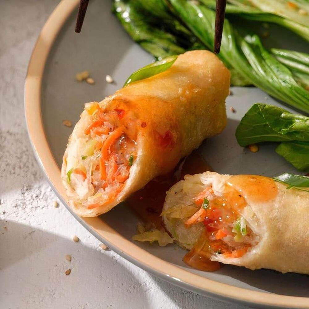 1. Vegetable Egg Rolls (2)