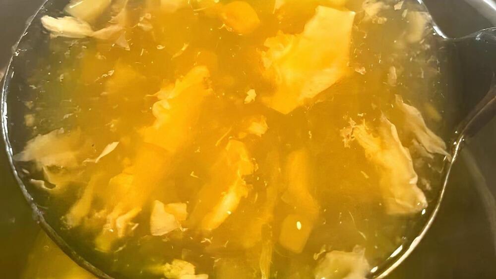 16. Corn Egg Drop Soup