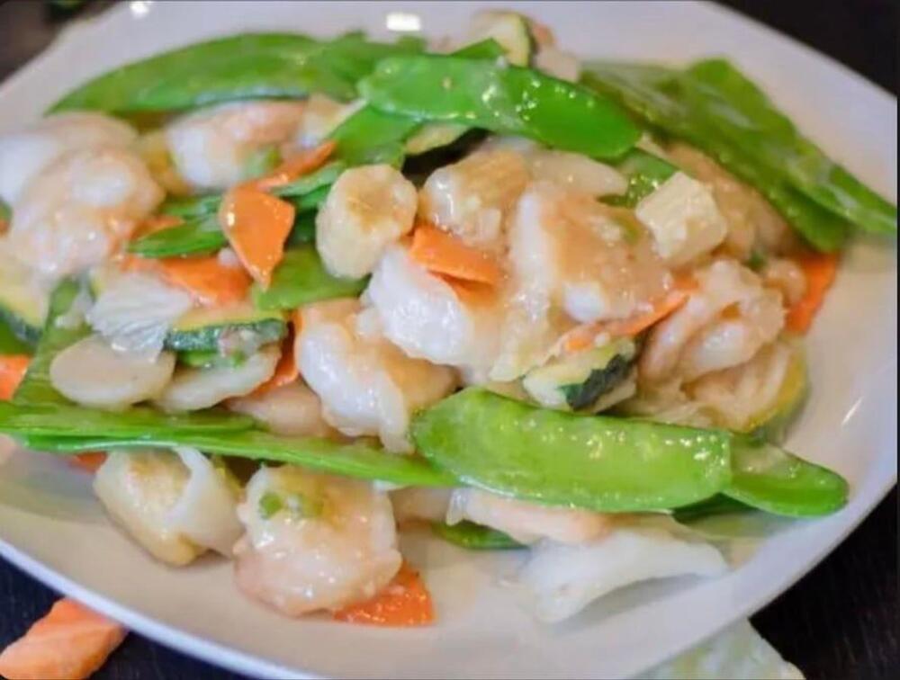 56. Shrimp with Snow Peas