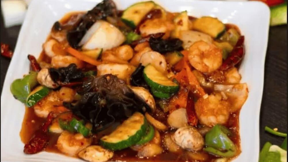 55. Shrimp in Hot Garlic Sauce